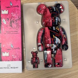 Bearbrick Medicom Jean-Michel Basquiat (100% + 400%)